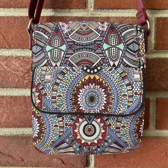 Sakroots Sak On The Go Small Messenger Travel Crossbody Graphic Print NWOT - Picture 16 of 16